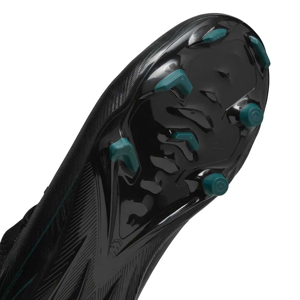 Youth JR Zoom Vapor 16 Academy FG/MG - Black/Black-Deep Jungle