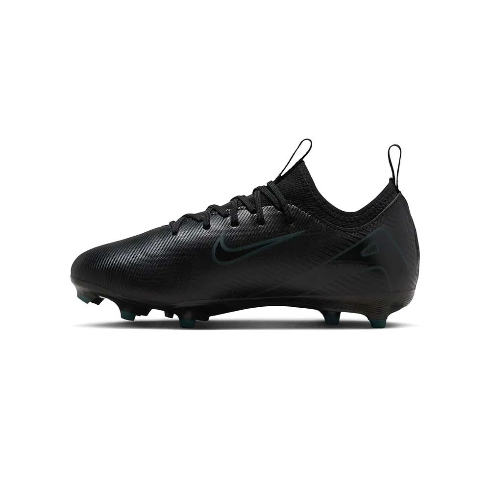 Youth JR Zoom Vapor 16 Academy FG/MG - Black/Black-Deep Jungle