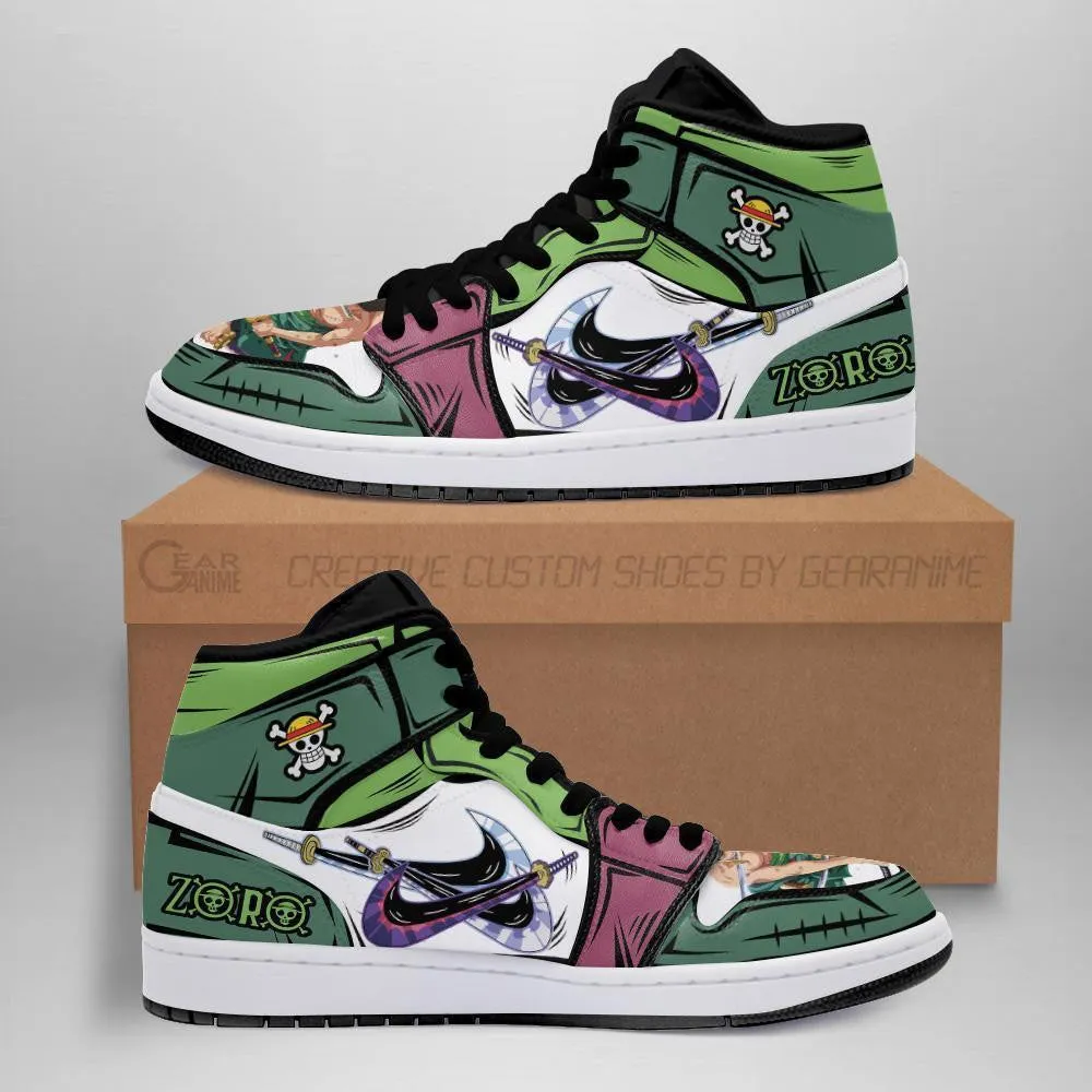 Zoro Three Swords Sneakers Custom Santoryu OP Shoes